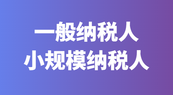 2022年注冊公司是選擇小規模納稅人還是一般納稅人呢