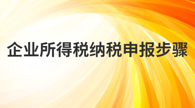 企業所得稅納稅申報的操作步驟(企業所得稅納稅申報怎么操作)