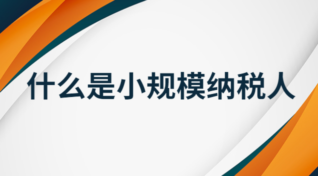 什么是小規模納稅人認證(什么是小規模納稅人專票)